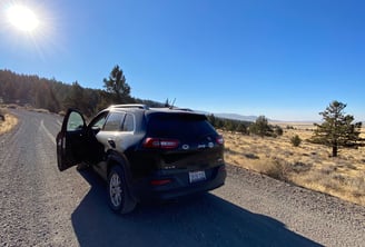 Off Road climbing to the Davis mine