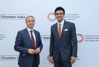 Ambassador of Tajikistan at Chamber India Event