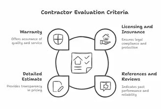 Criteria for assessing Painting Contractors