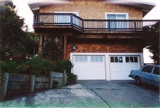 2 single carriage garage doors in Mill Valley Ca.