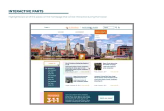 Interactive City of Providence Website Mockup