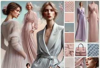 Mūsų kurtas mados tendencijų moodboard dizaino konsuktacijai