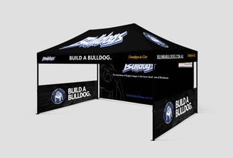 outdoor promotional tent,flags and banner