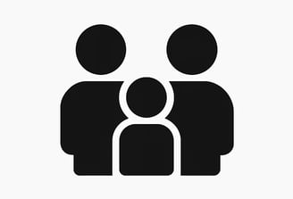 a group of people standing around a group of people