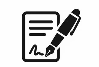 a pen and a pen on a white background