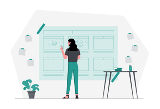 Contenu visuel personnalisé pour site web et réseaux sociaux