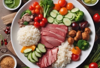 A muscular person stands shirtless in a dark environment, holding dumbbells with a focused posture. The individual wears a cap with a distinctive logo, shorts, and sneakers, suggesting a fitness or workout setting.