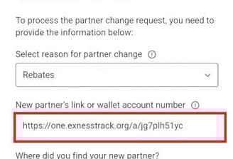 Partner Change Exness Balik Cuan Rebate 100%
