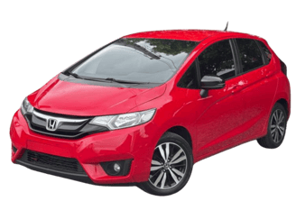 Honda Fit vermelho, câmbio CVT, 1.5