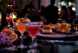 luxury cocktail event