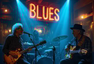 groupe blues image joue de la musique