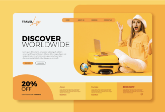 landing page designed by pikisuperstar