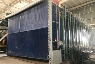 Painting for biggest knuckle boom crane