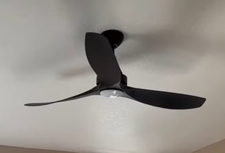 A brand new fan light ready to be used