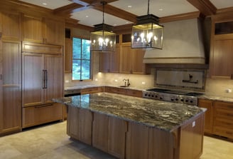 high end custom cabinet installation