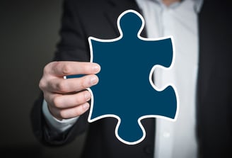 Puzzle piece representing tailored therapy combining hypnotherapy and holistic healing approaches