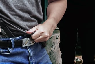 concealed carry appendix draw on armed threat