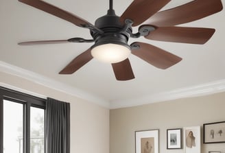 A hand holding a white Samsung TV remote with multiple buttons including Netflix and Prime Video. The background displays a living room setting with bicycle wheels mounted on a wall as decoration and a shelf with blue lighting. Natural light enters through a window, illuminating the room.