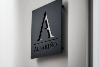 cartel que indica el numero de piso del apartamento