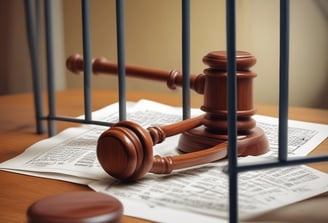 A man in a suit walks past a modern office building with large glass windows. Inside, there are two large potted plants, sleek wooden paneling, and a bright reception area with modern furnishings.