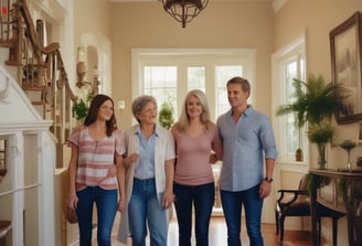 An elderly hand transfers pills from a weekly pill organizer into another hand. The organizer is color-coded and labeled with days of the week. Prescription medication bottles are lined up beside the organizer. The lighting is warm and soft, creating a cozy atmosphere.