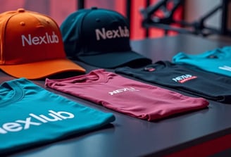 Nexlub Promotional kit and merchandise 