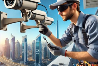 صيانة كاميرات مراقبة في كافة الإمارات