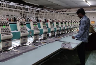 Print Embroidery Apparel Tirupur India Services