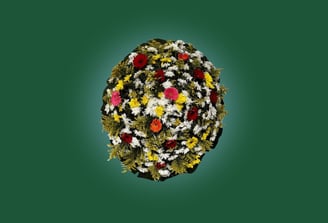 Imagem de coroa de flores B Simples do grupo maya do serviço funerário de são paulo