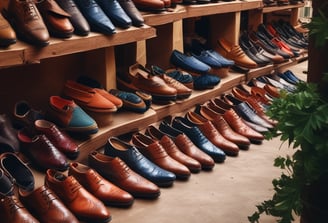 a black and white photo of a person's shoes