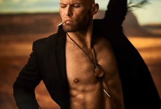 Elizabeth Lotz (Liz Lotz) art director fashion storyteller artist western photoshoot male cowboy model Nicolaas Swart