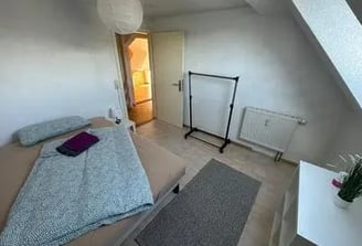 Schlafzimmer Monteurwohnung