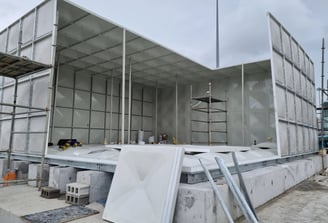 Installation of GRP Sectional Water Tank