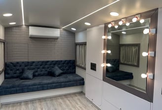 Makeup vanity van on hire