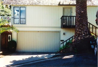 One piece garage door in Sausalito Ca.