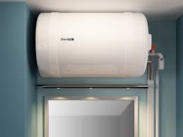 un chauffe-eau 100L placé horizontalement