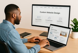 Pour les projets plus complexes, nous réalisons des sites entièrement personnalisés, adaptés à votre