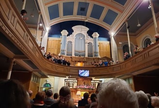 An evening concert at Wesley Centre Harrogate