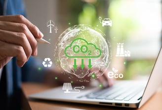 CO2 footprint and carbon sequestration