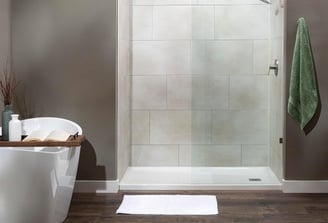 Grout free shower wall systems install