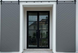 Flat Panel Diagonal rolling doors