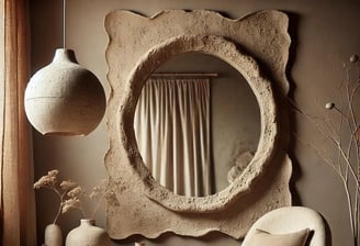 Wabi Sabi Paper Mache Interior Desin