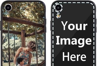 Photo on a phone case (Mother and a kid)