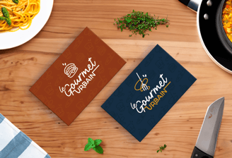 Carte de visite - restaurant - Le Gourmet Urbain - Amy atelier graphique