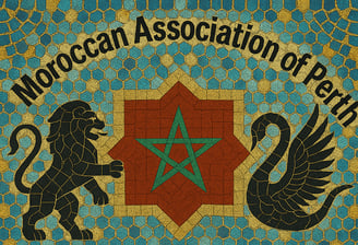 Moroccan Association of Perth Logo in Tile mode.