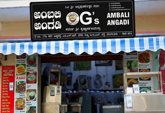 Ambali Angadi Healthy , traditional food shop in bengaluru , ramaiah college