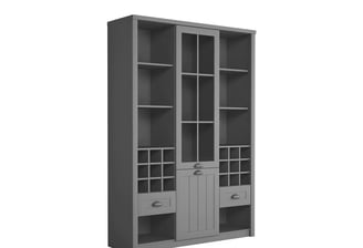 Vitrine parma A149 grise 