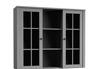 vitrine parma A120 grise 