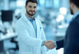 Closing Sales. Sales Representative and scientist HelixConnect sales agency Life Sciences and Health