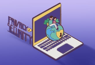 Free time project - Privacy Security illustration